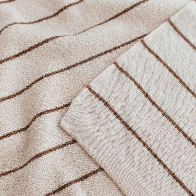 hvid merinowol deken harry cream mocha baby newborn