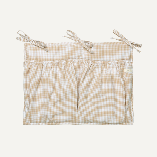 lubilu organizer geruit beige mini check
