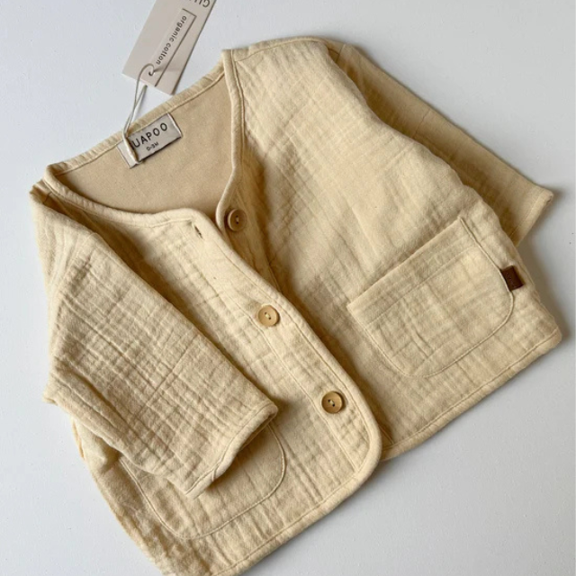 jas kids baby newborn guapoo geel botergeel