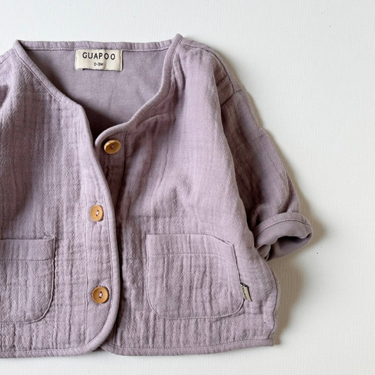 jas zomerjas kids baby lila lavendel guapoo