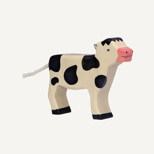 holztiger kalf hout staan diertje speelgoed