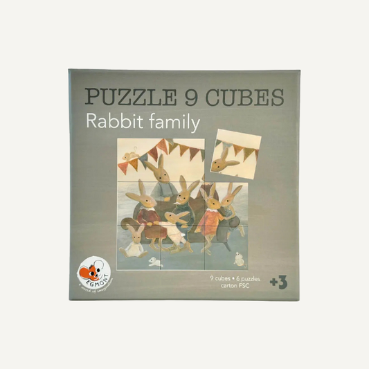 kubus puzzel family konijn