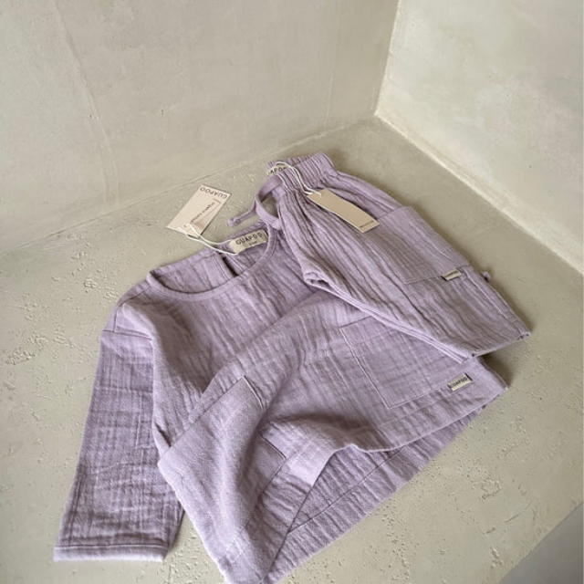 guapoo lila mousseline top kids