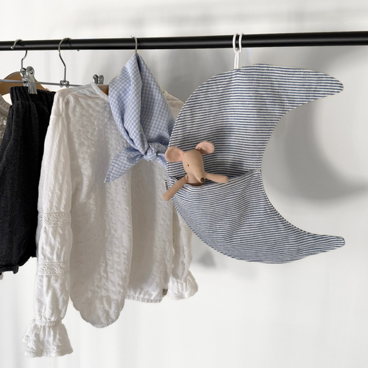 hang maan gestreept babykamer kinderkamer