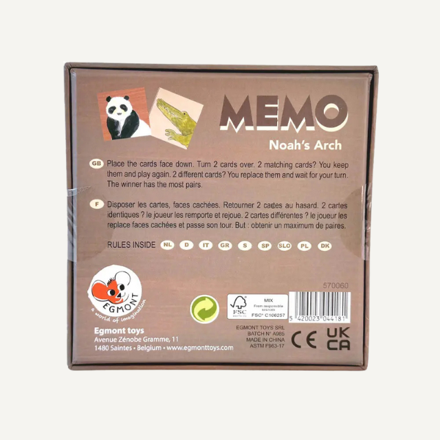 memo memory ark van noach spelletje speelgoed