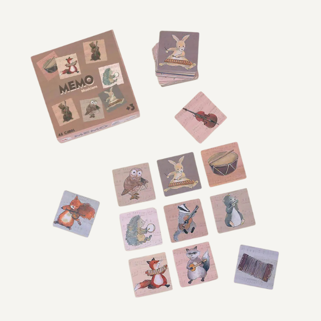 egmonttoys memo memory muzikanten spelletje