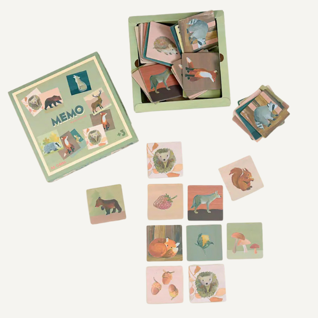 memo spelletje memory bos egmonttoys