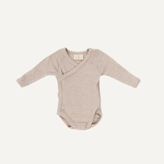 wollen overslag romper kico label