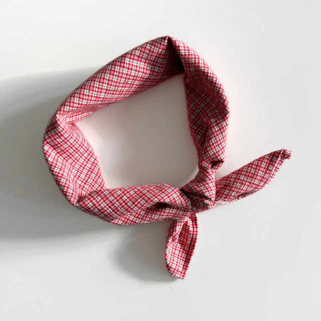 rood geruite sjaal kids