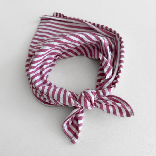 roze gestreepte sjaal kids punt