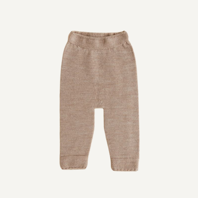 merinowol wol broek legging sand baby hvid