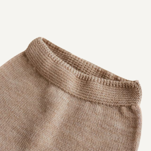 merinowol wol broek legging sand baby hvid newborn