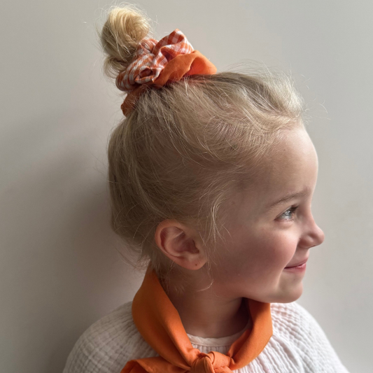 oranje scrunchie baby kids