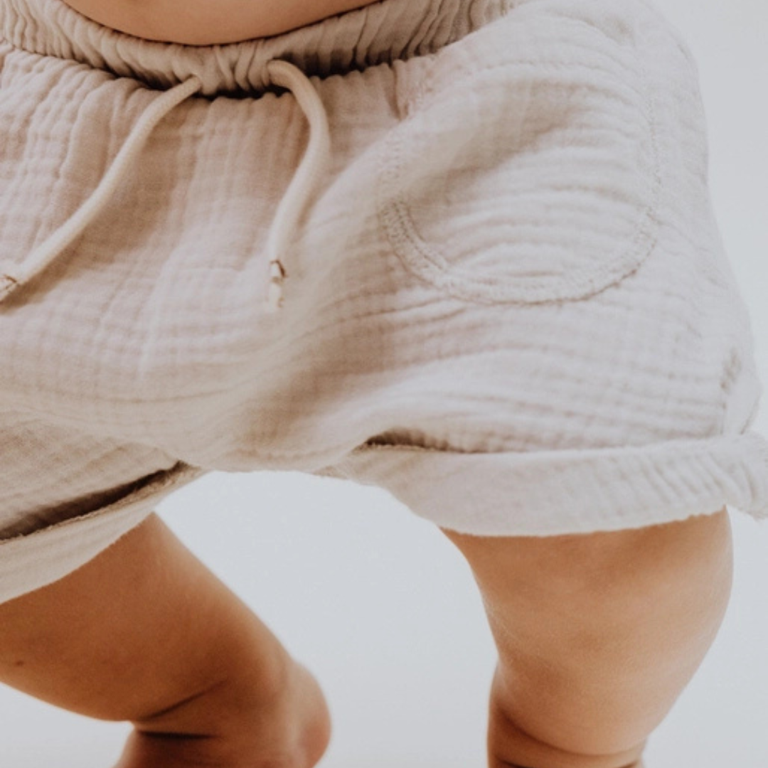 short korte broek mousseline zomercollectie babykleding kinderkleding