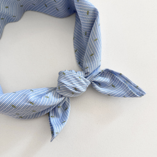 blauw wit gestreepte sjaal kids baby