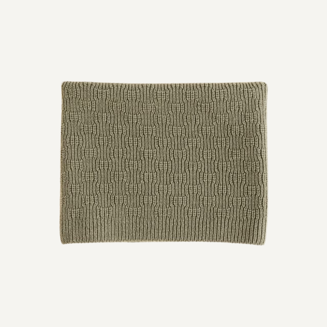 sjaal gigi hvid artichoke tube scarf merinowol wol khaki groen