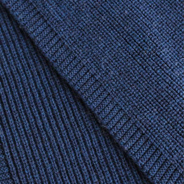 hvid sjaal kids baby merinowol wol blauw
