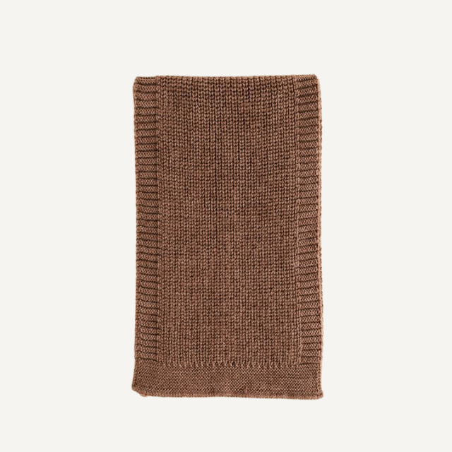 gustave sjaal kids baby bruin merinowol wol