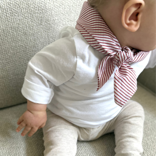 rood wit gestreepte sjaal kids baby accessoires