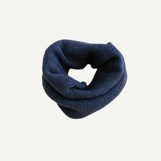 gigi sjaal hvid merinowol wol baby kids blauw
