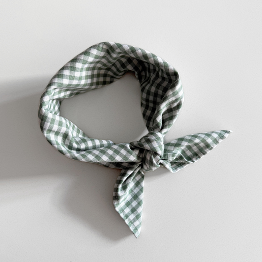 sjaal kids baby groen geruit