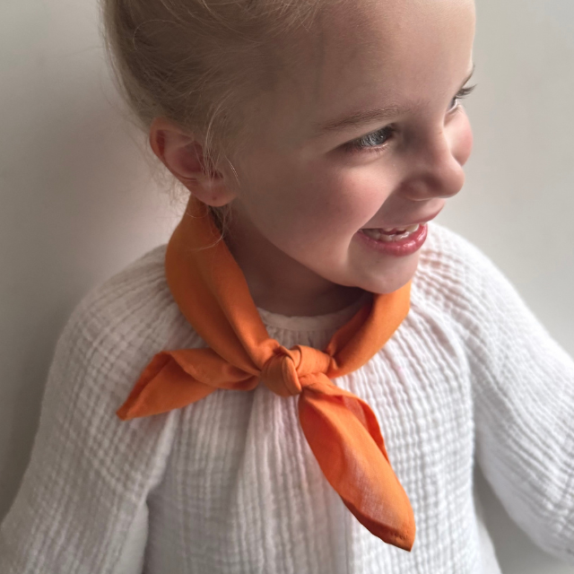 sjaal kids oranje baby