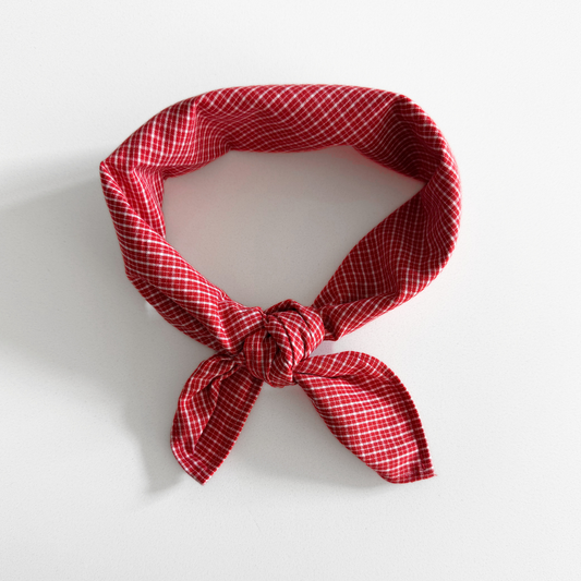 rood geruite sjaal kids baby