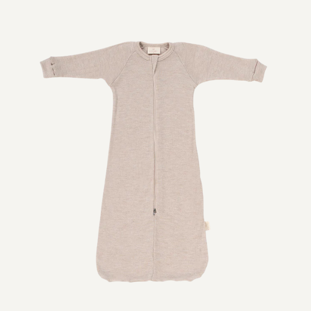 slaapzak beige merinowol wol kico label