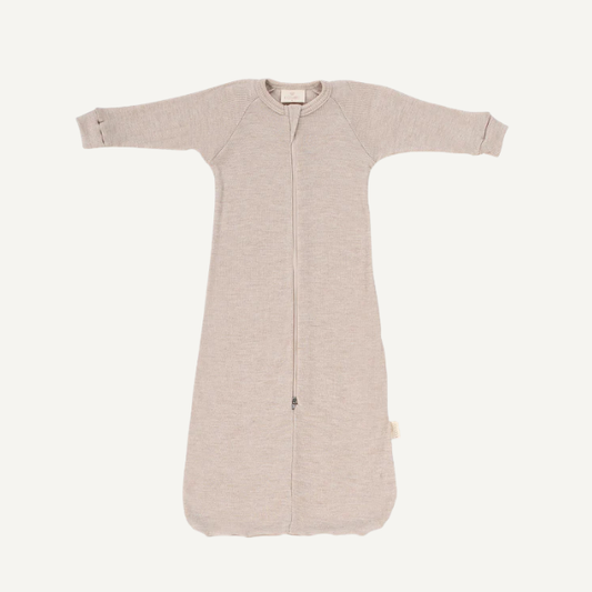 slaapzak beige merinowol wol kico label