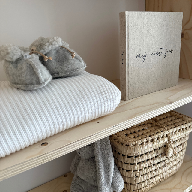 wollen slofjes grijs kico label