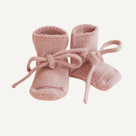 hvid wollenslofjes merinowol powder baby