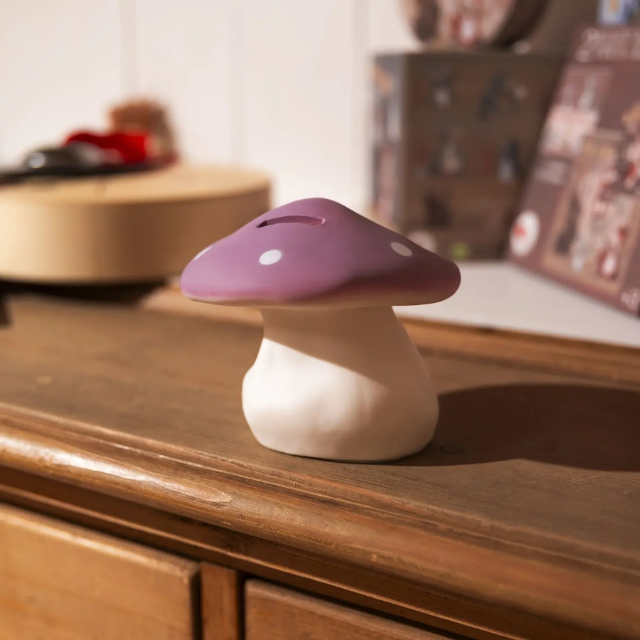 egmont toys paddestoel spaarpot lila