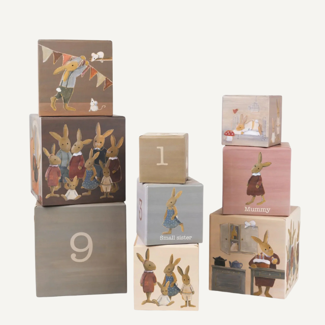 stapelkubussen konijn speelgoed egmonttoys