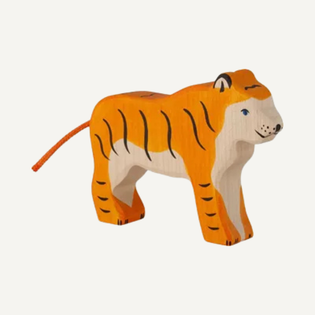 holztiger houten dier tijger speelgoed