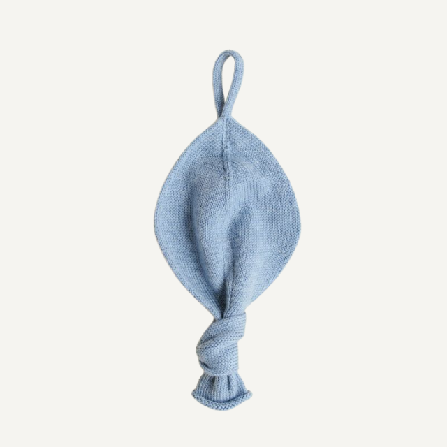 titi wollen speendoek light blue hvid merinowol