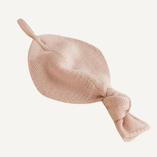 titi hvid wollen speendoek apricot zacht roze baby newborn