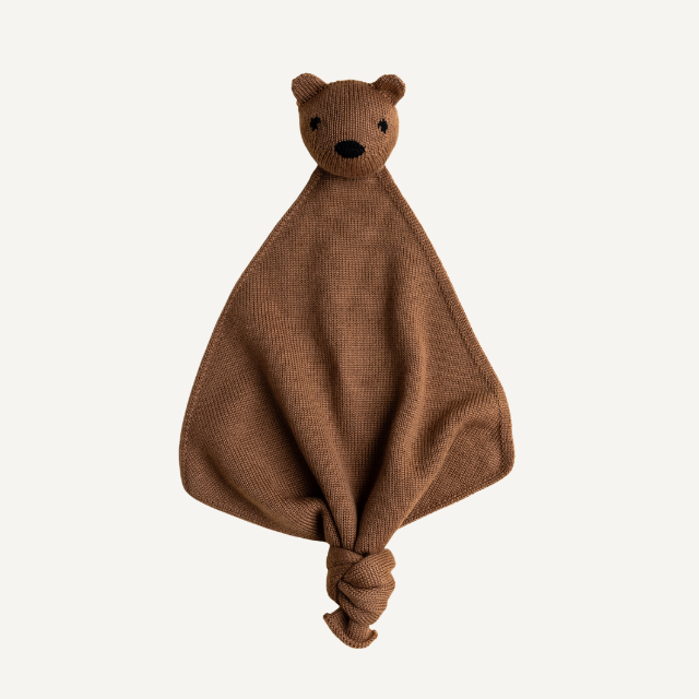teddy tokki merinowol hvid knuffelbaby newborn chocolate