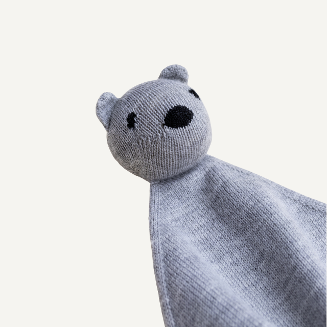 merinowol wol knuffel teddy tokki grijs hvid baby newborn