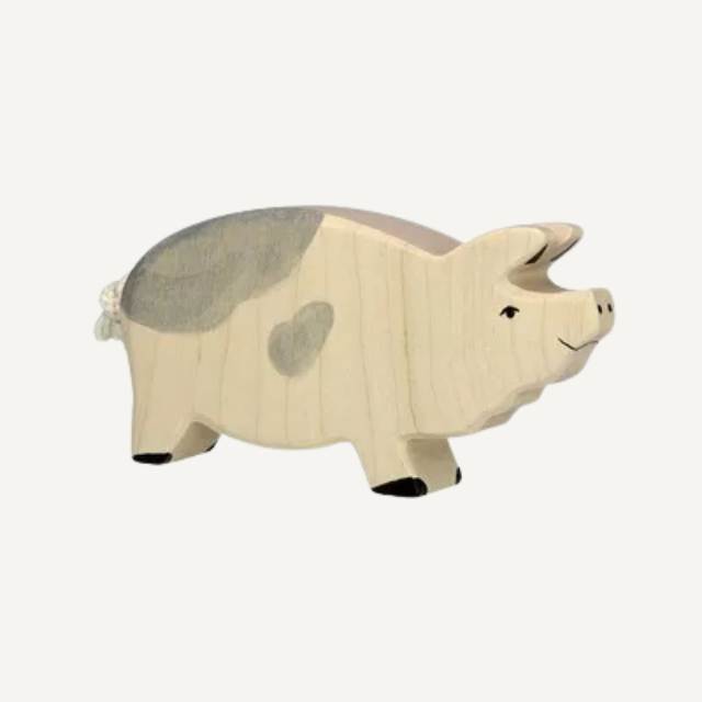 mannetjes varken holztiger houten speelgoed dier