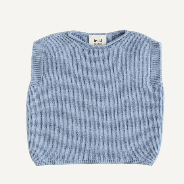 vest harvey spencer hvid licht blauw baby