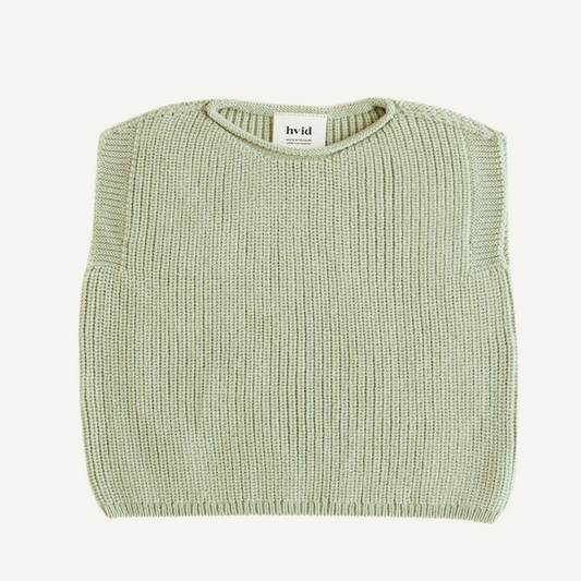 mint groen vest harvey hvid merinowol baby newborn