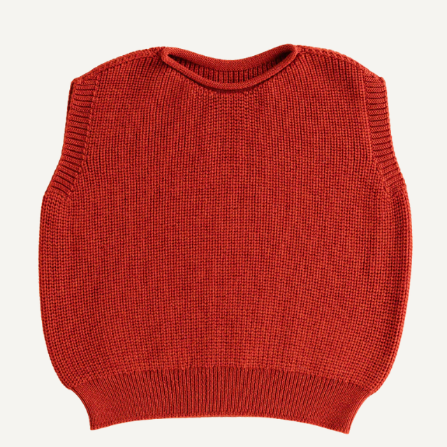 hvid vest harvey kids merinowol spencer wol red
