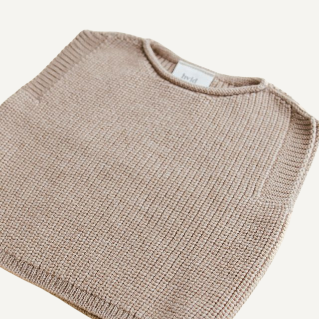 merinowollen vest harvey hvid sand newborn