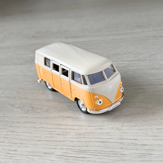 volkswagen bus retro geel speelgoed
