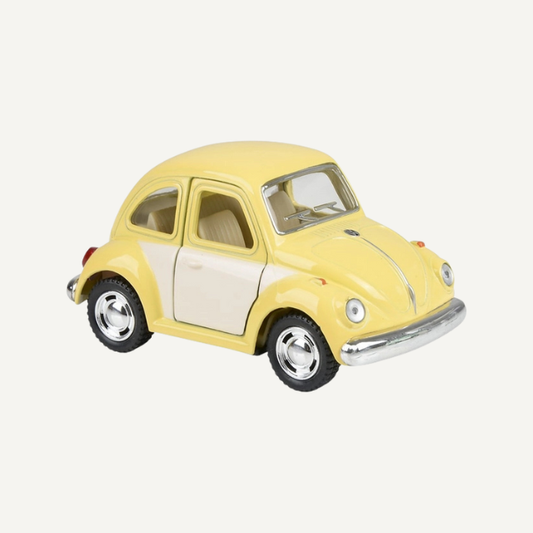 geel beetle kever volkswagen speelgoedauto