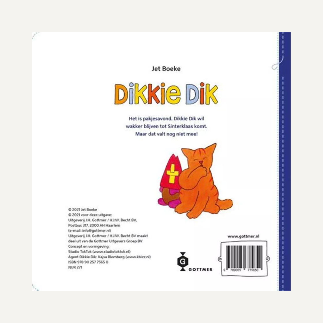 voorleesboek Dikkie Dik wacht op sinterklaas