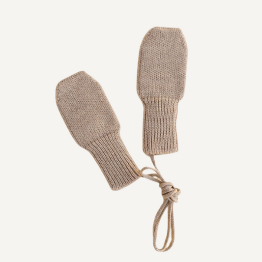 wantjes mittens fiza merinowol wol sand hvid