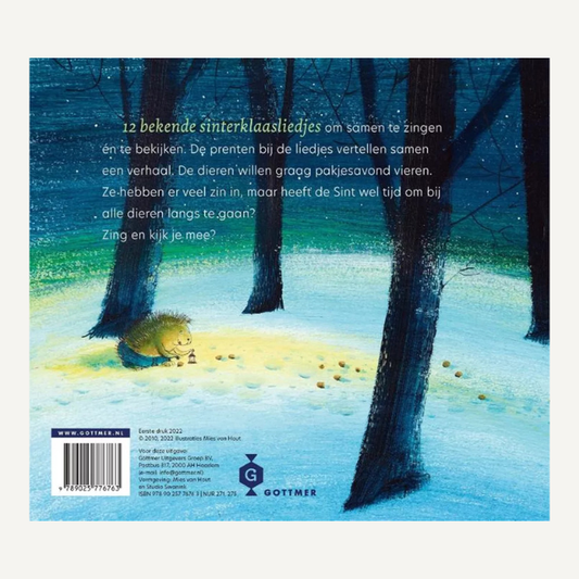 zie de maan schijnt door de bomen kinderboek prentenboek leesboek sinterklaasboek sinterklaas